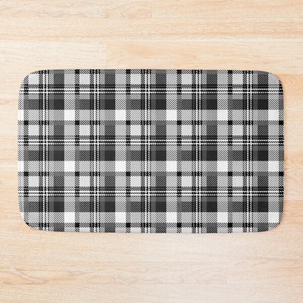 Item preview, Gray Black and White Madras Plaid Tartan  designed and sold by PatternTitan.