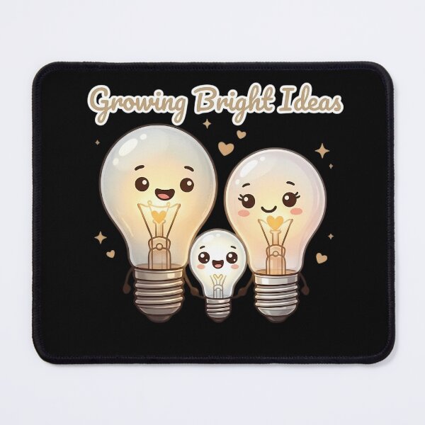 Item preview, Growing Bright Ideas - Kawaii Lightbulb Family designed and sold by jo-e-basta.