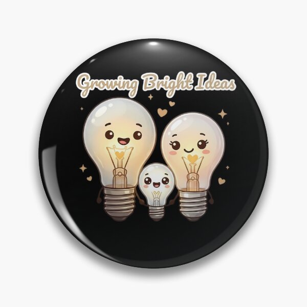 Item preview, Growing Bright Ideas - Kawaii Lightbulb Family designed and sold by jo-e-basta.