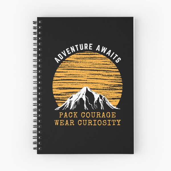 Item preview, Adventure awaits; pack courage, wear curiosity designed and sold by darshants.