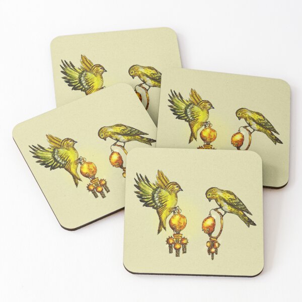 Item preview, Serin Birds & Ancient Earrings designed and sold by arameanartist.