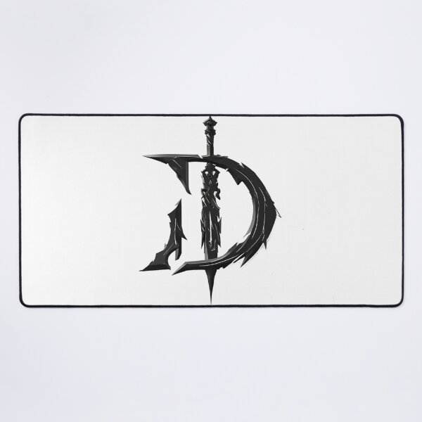 Item preview, Warrior Sword Letter D Fantasy Art designed and sold by Digital Design Art.