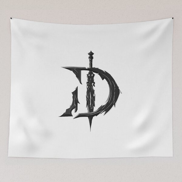 Item preview, Warrior Sword Letter D Fantasy Art designed and sold by Digital Design Art.