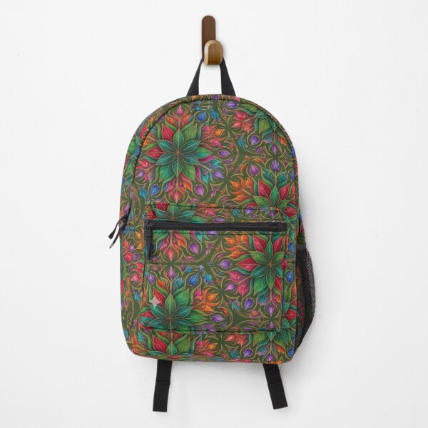 Item preview, Botanical Jungle Mandalas - Colorful Floral Pattern designed and sold by Nitneroc.