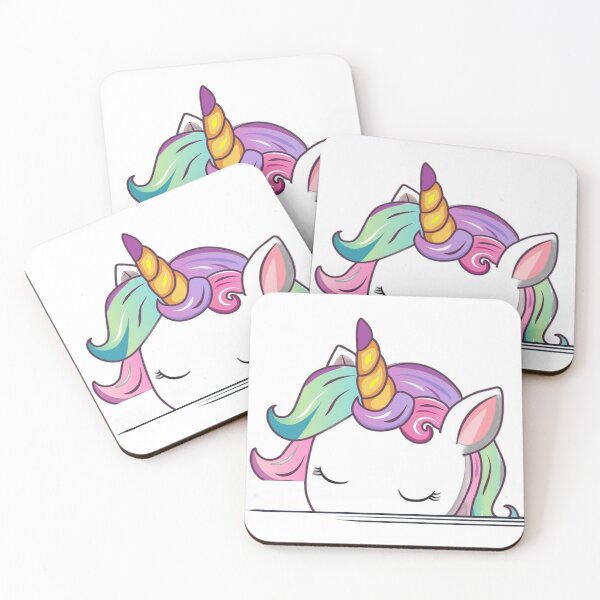Item preview, Magical Unicorn with colorful hair designed and sold by MT-Wunderland .