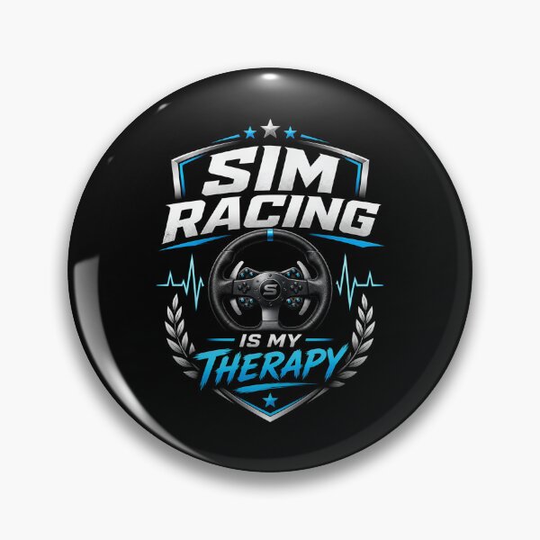 Item preview, Sim Racing Is My Therapy Steering Wheel Design designed and sold by Fenay Designs.
