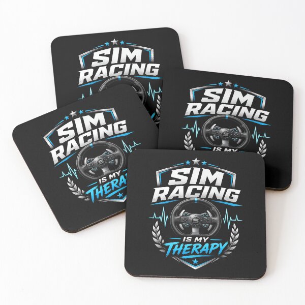 Item preview, Sim Racing Is My Therapy Steering Wheel Design designed and sold by Fenay Designs.