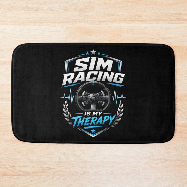 Item preview, Sim Racing Is My Therapy Steering Wheel Design designed and sold by Fenay Designs.