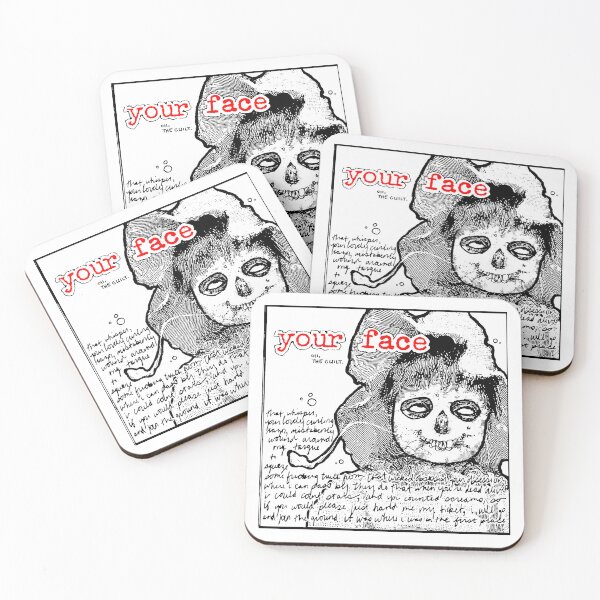 Item preview, Your Face Red Typography designed and sold by nerdyygraphic.