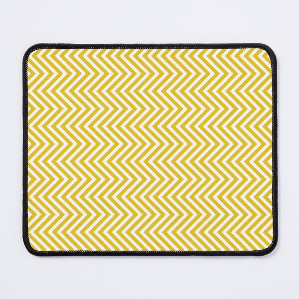 Item preview, Bold Chevron Zigzag Seamless Pattern – Mustard Yellow & White Stripe Design designed and sold by Zaya_art.