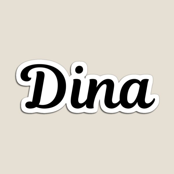 Item preview, Dina Name, Black designed and sold by RedParker.