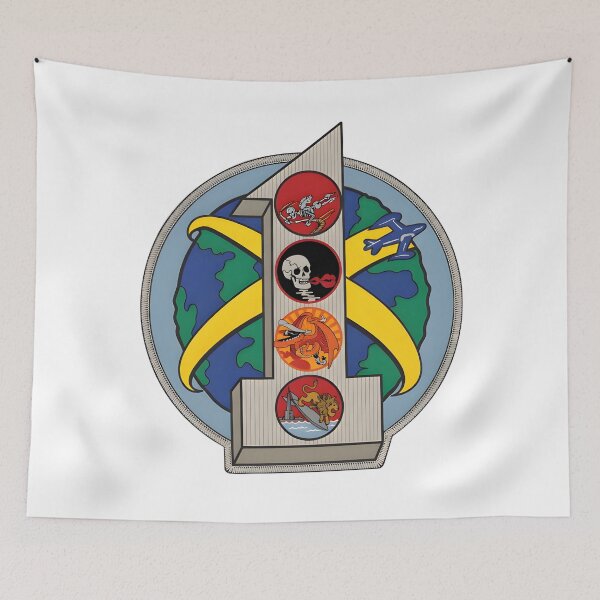 Item preview, Carrier Air Wing ONE (CVW-1) Heritage Insignia designed and sold by CharlieDesings.