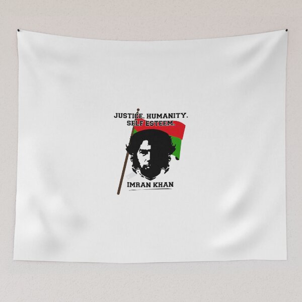 Item preview, Justice Humanity Self Esteem PTI pm prime minister Imran Khan Pti Merchandise T shirt,hoodies,etc designed and sold by Burhan J Tees LTD.