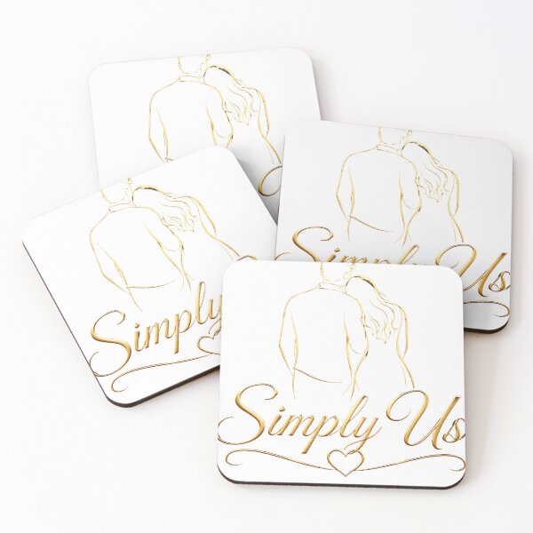 Item preview, Simply Us – Minimalist Love Design for Couples designed and sold by JagrDesigns.