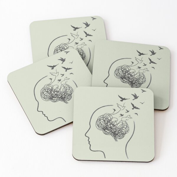 Item preview, Mental Health Awareness Line Art Aesthetic designed and sold by MCV-Designs.