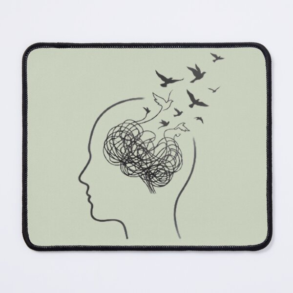 Item preview, Mental Health Awareness Line Art Aesthetic designed and sold by MCV-Designs.