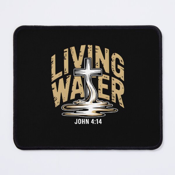 Item preview, Agua Viva - Juan 4:14 Camiseta con Gráfico Basada en la Fe designed and sold by ForgedByFaith.