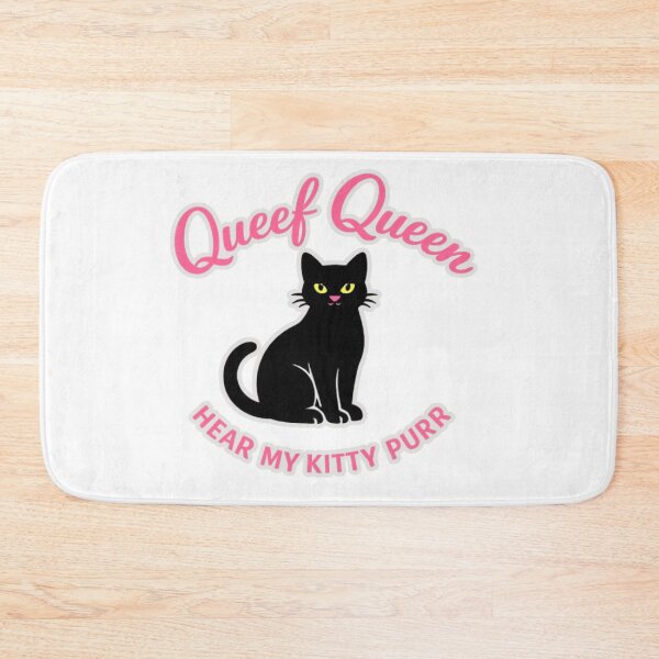 Item preview, Queef Queen – Hear My Kitty Purr Minimal Cat Design designed and sold by MerchlyMike.