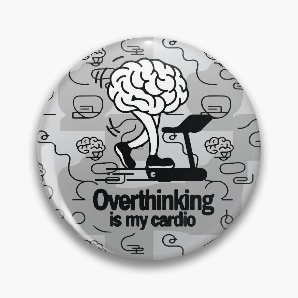 Item preview, Overthinking Is My Cardio Shirt – Funny Anxiety Humor Tee designed and sold by DigoCostaK7css.
