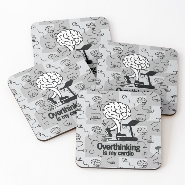 Item preview, Overthinking Is My Cardio Shirt – Funny Anxiety Humor Tee designed and sold by DigoCostaK7css.