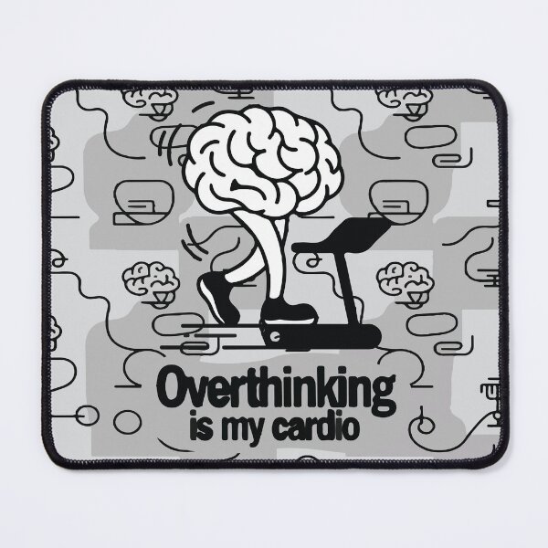 Item preview, Overthinking Is My Cardio Shirt – Funny Anxiety Humor Tee designed and sold by DigoCostaK7css.