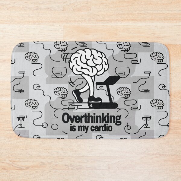 Item preview, Overthinking Is My Cardio Shirt – Funny Anxiety Humor Tee designed and sold by DigoCostaK7css.