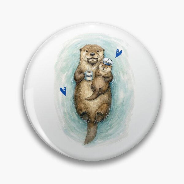 Item preview, Otter Dady and baby designed and sold by Roy & Tiffany.