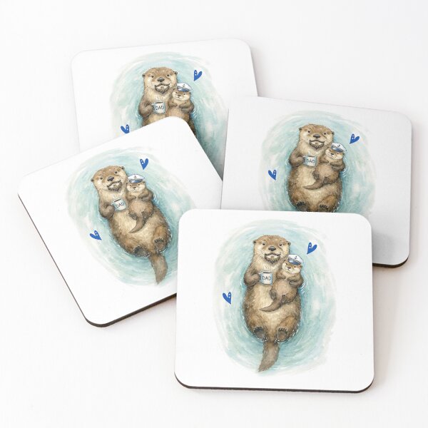 Item preview, Otter Dady and baby designed and sold by Roy & Tiffany.