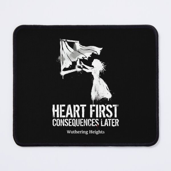 Item preview, Heart First Consequences Later Wuthering Heights Book Design designed and sold by Fenay Designs.