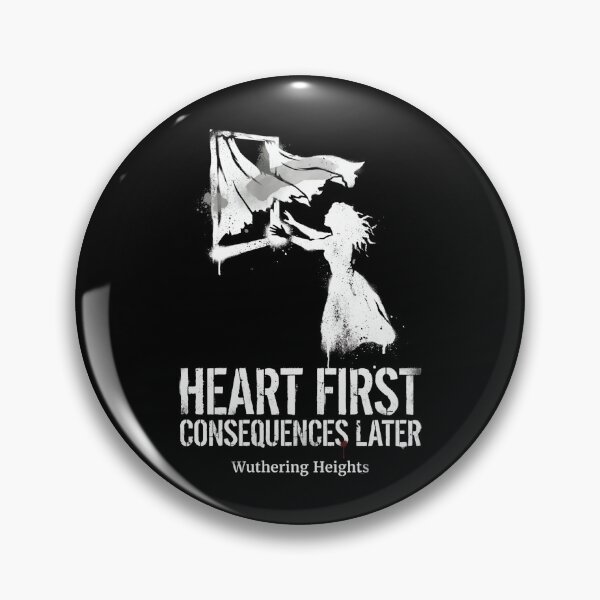 Item preview, Heart First Consequences Later Wuthering Heights Book Design designed and sold by Fenay Designs.