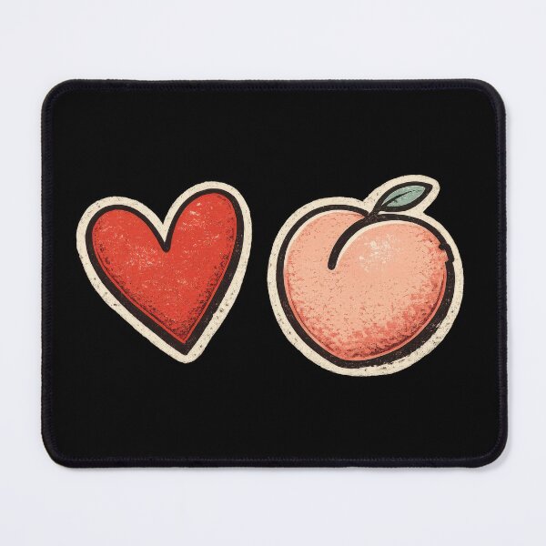 Item preview, Funny Heart Peaches Adult Humor Vintage Love Women  designed and sold by 3rd Eye Perceptions.