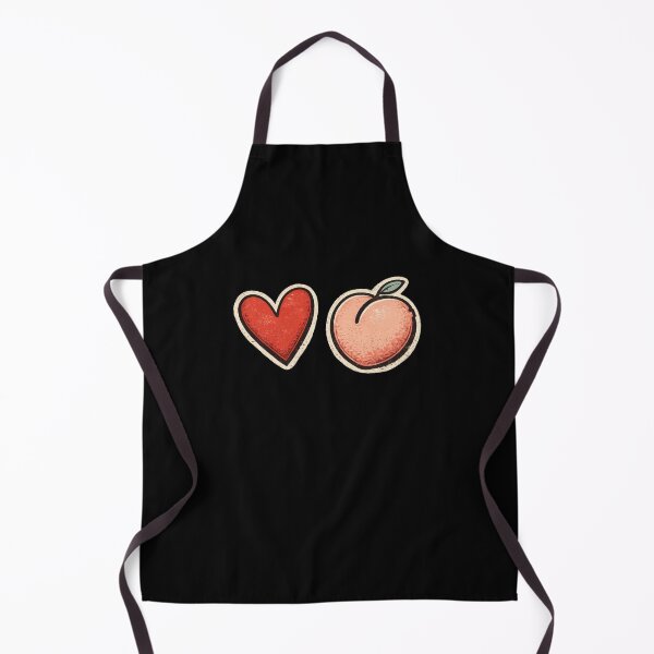 Item preview, Funny Heart Peaches Adult Humor Vintage Love Women designed and sold by 3rd Eye Perceptions.