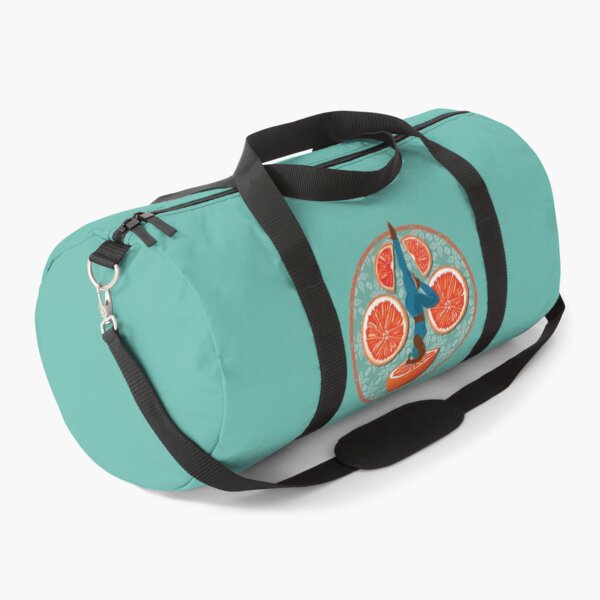 Item preview, The woman juicing a blood orange, aquamarine background designed and sold by WONDERPRINTVALLEY.