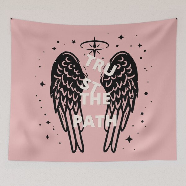 Item preview, Trust the Path – 222 Angel Number Manifestation Quote designed and sold by CosmicQuietLab.