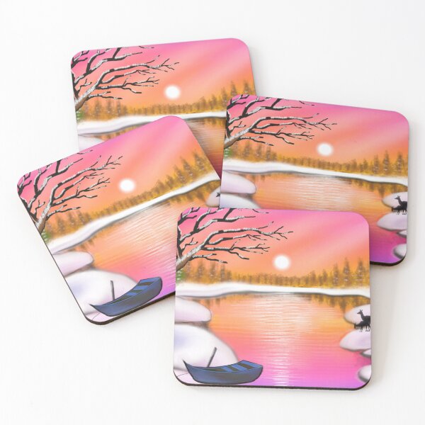 Item preview, Winter Glow by the Silent Lake designed and sold by rrr-digitalarts.