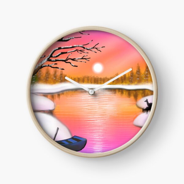 Item preview, Winter Glow by the Silent Lake designed and sold by rrr-digitalarts.