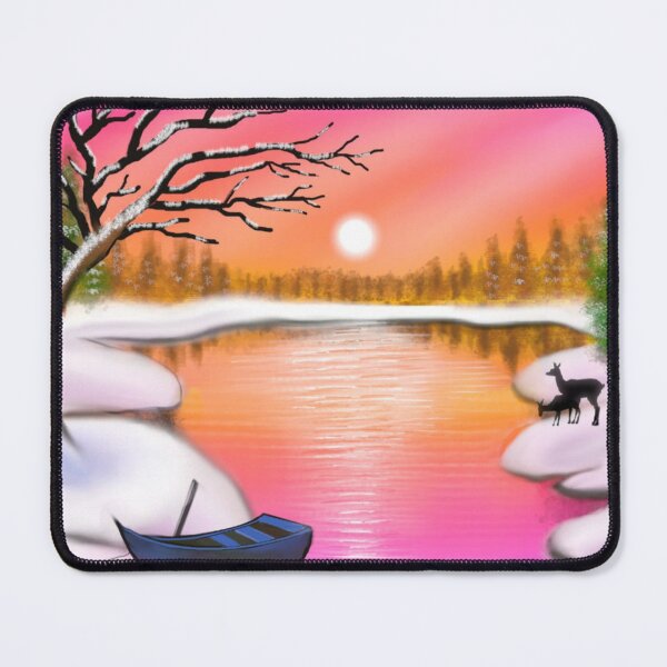 Item preview, Winter Glow by the Silent Lake designed and sold by rrr-digitalarts.