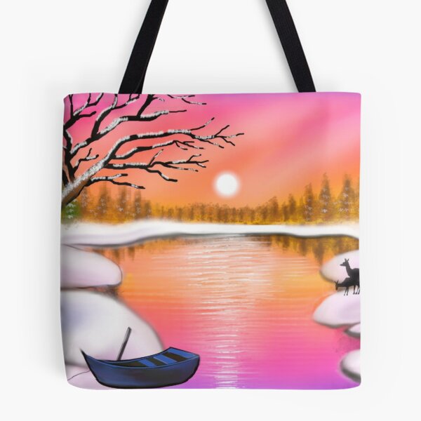 Item preview, Winter Glow by the Silent Lake designed and sold by rrr-digitalarts.