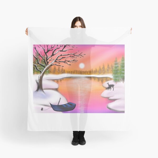 Item preview, Winter Glow by the Silent Lake designed and sold by rrr-digitalarts.