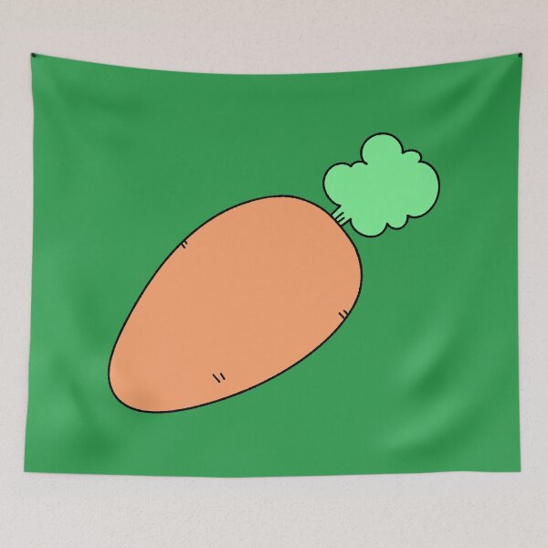 Item preview, Cute Hand Drawn Carrot Illustration - Simple Orange Vegetable Art designed and sold by ubborn.