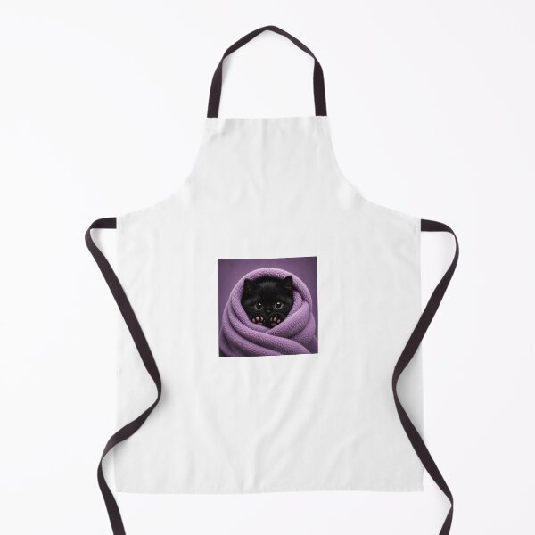 Item preview, Tiny Void Burrito Black Kitten designed and sold by LovelyCatGalaxy.