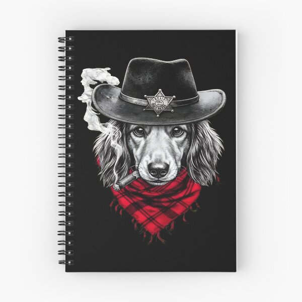 Item preview, Cowboy Dog Sheriff Cigar Bandana Art designed and sold by OlyvieArt.