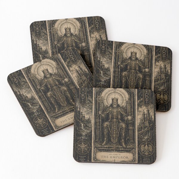 Item preview, Gothic Emperor Tarot Regal Dark Authority designed and sold by ZetaDream.