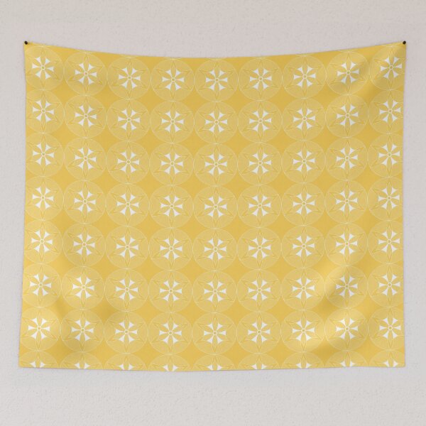 Item preview, Bold And Bright Sunshine Yellow Mandala designed and sold by LisaLeQuelenec.