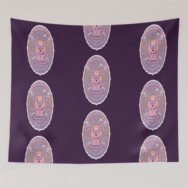 Item preview, Cool Pig Aesthetic Art designed and sold by Chromatic Artistry.