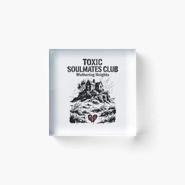 Item preview, Toxic Soulmates Club Wuthering Heights Gothic Romance Design designed and sold by Fenay Designs.