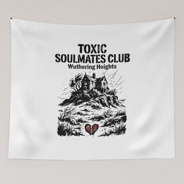 Item preview, Toxic Soulmates Club Wuthering Heights Gothic Romance Design designed and sold by Fenay Designs.