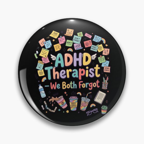 Item preview, Funny ADHD Therapist Meme Design Neurodivergent LGBTQ Mental Health Counselor Humor Gift designed and sold by Im-Ara.