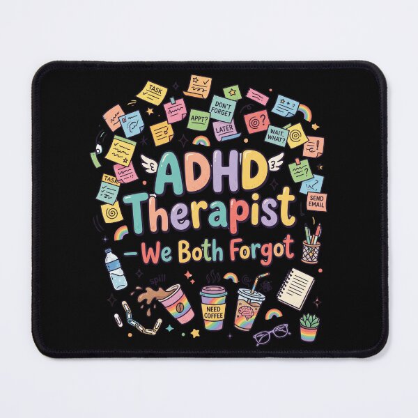 Item preview, Funny ADHD Therapist Meme Design Neurodivergent LGBTQ Mental Health Counselor Humor Gift designed and sold by Im-Ara.