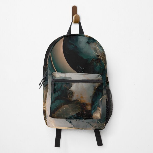 Item preview, Teal Gold Fluid Eclipse designed and sold by CosmicGlyph.